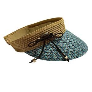 Karen Keith Headwear Sun Visor Size Medium Hook and Loop Closure Summer Casual